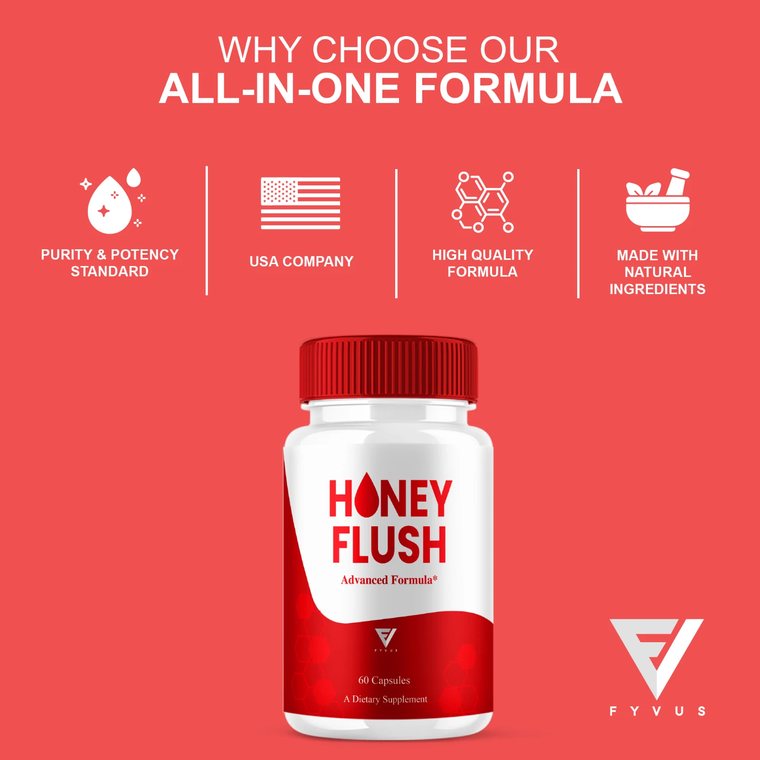 HoneyFlush all-in-one formula panel