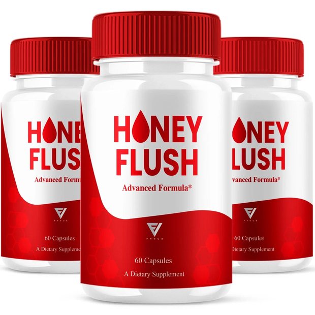 HoneyFlush Advanced Formula, 3 bottles of 60 capsules