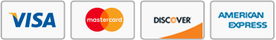 Accepted payment cards